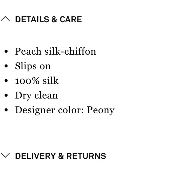 NWT Ulla Johnson Demi Silk Chiffon Sheer Cami Camisole Tank Peony Peach Nude 90s - Picture 12 of 12